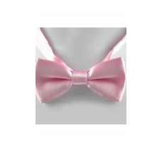 Kinder vlinderstrikje lichtroze effen